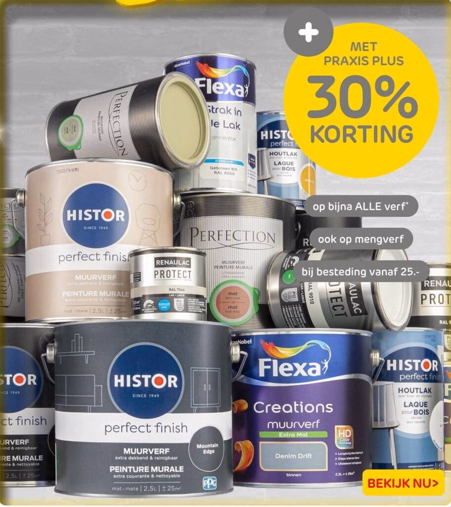 Wanneer is er korting bij Praxis?