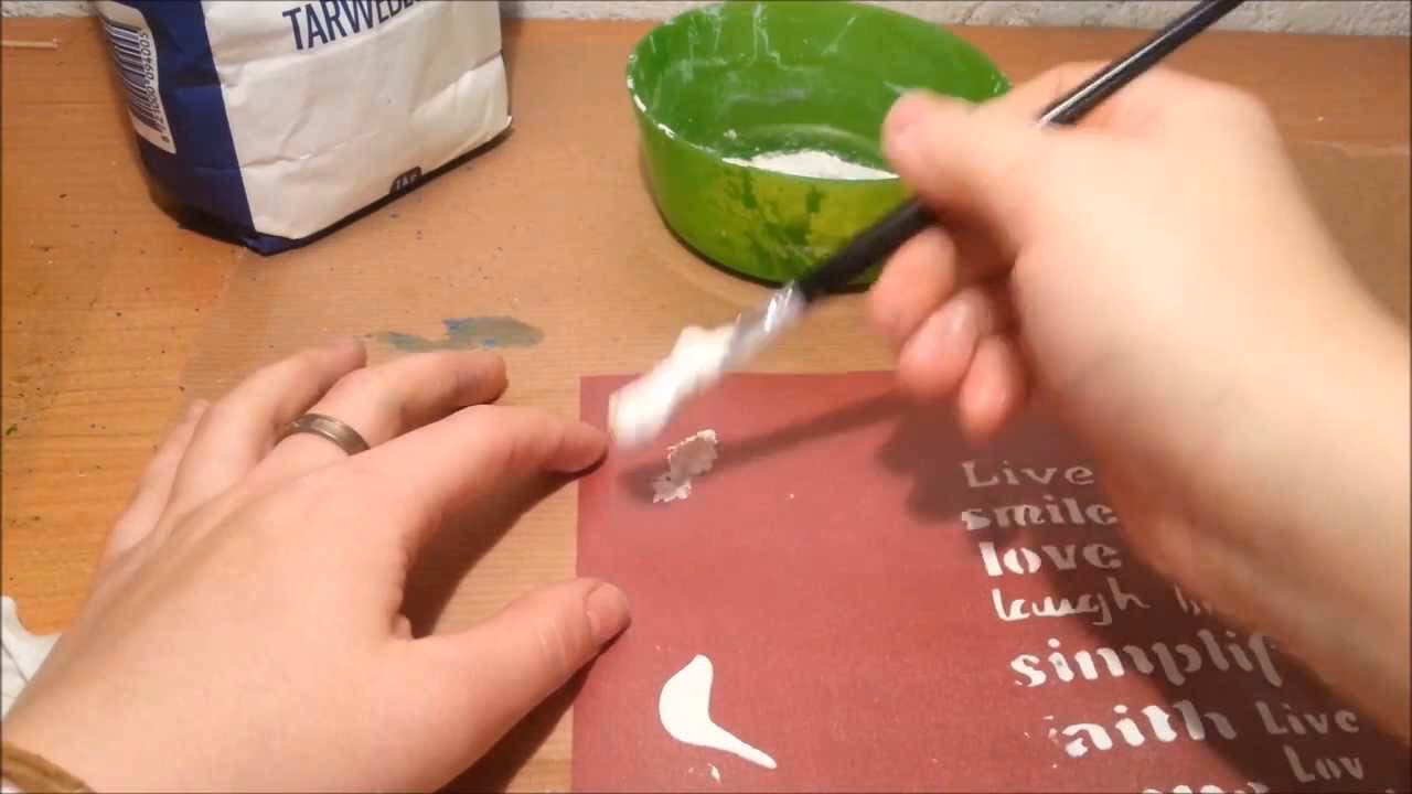 Hoe maak je gesso dikker?