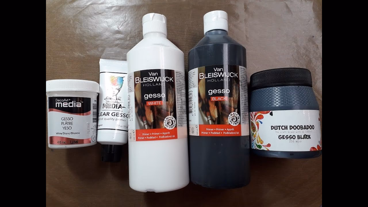 Wat gebeurt er als ik gesso met acrylverf meng?