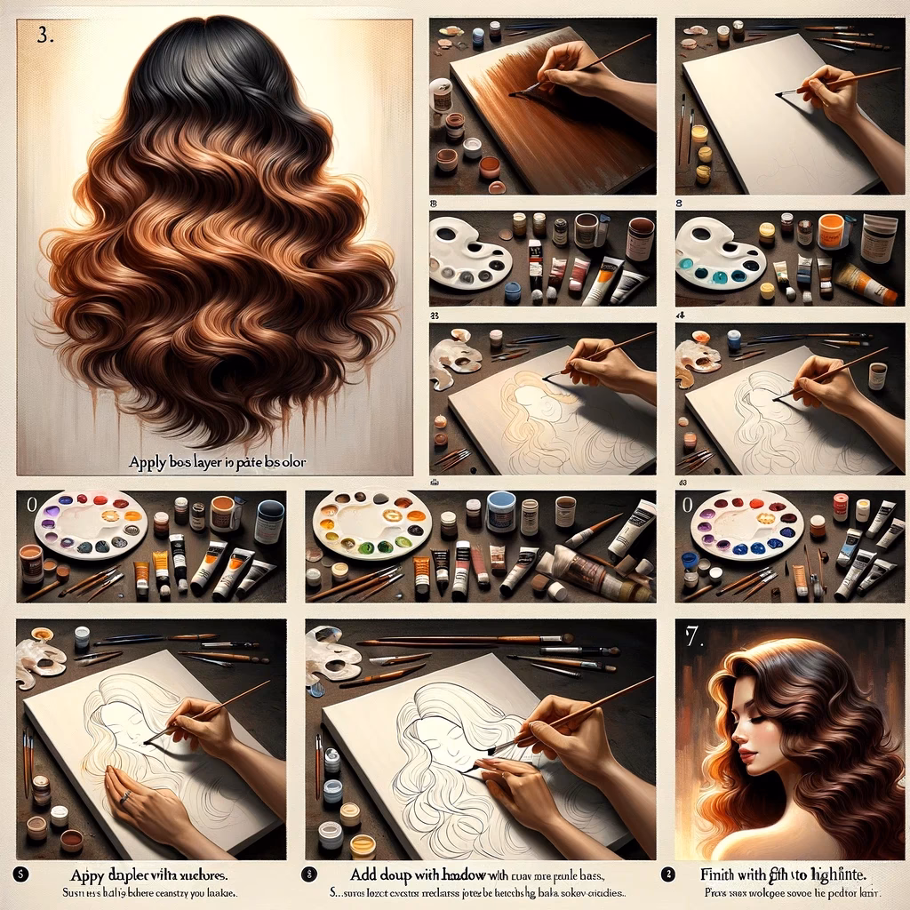 Welke kleuren kun je op donker haar verven?