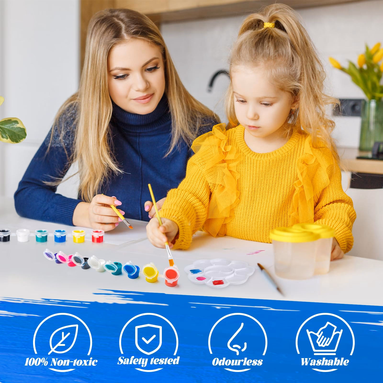 Is acrylverf geschikt voor kinderen?