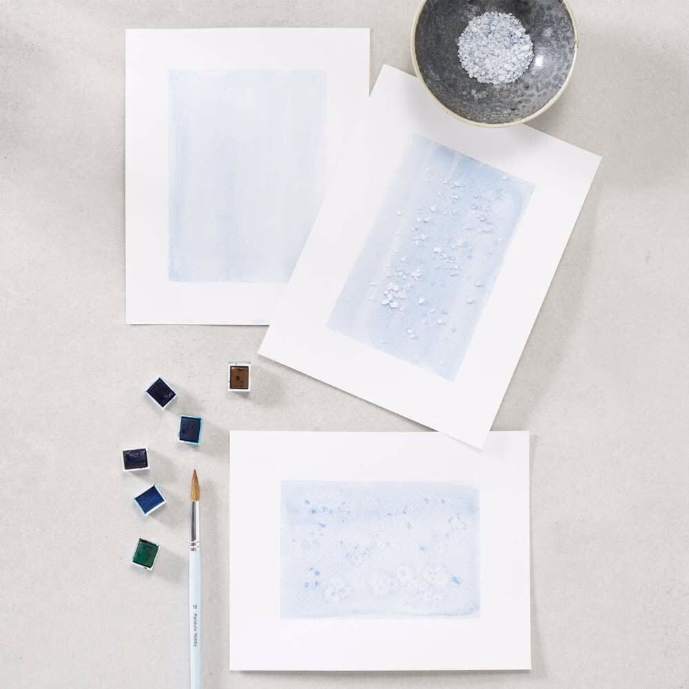 Wat gebeurt er als je zout aan acrylverf toevoegt?