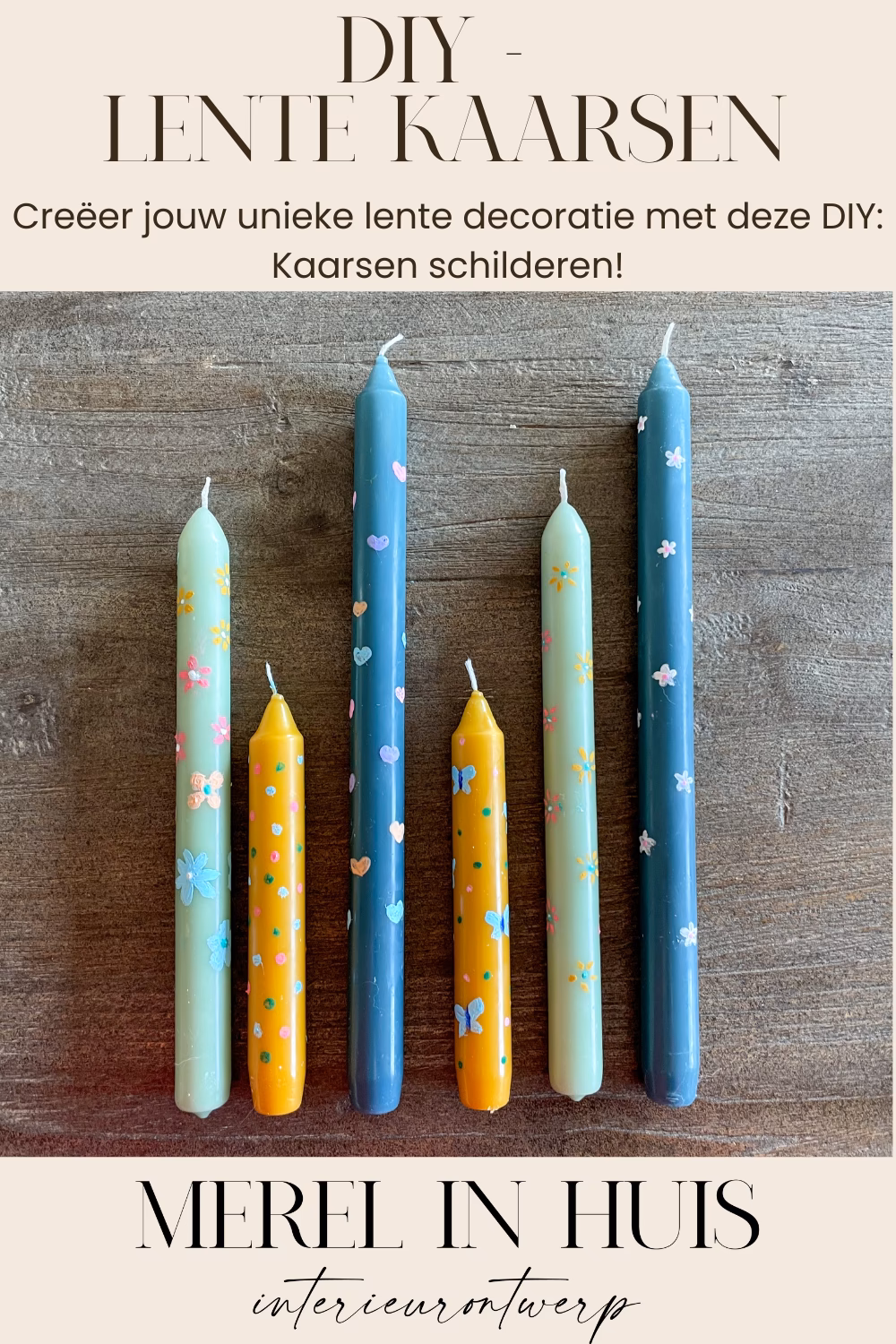 Kan acrylverf op kaarsen?