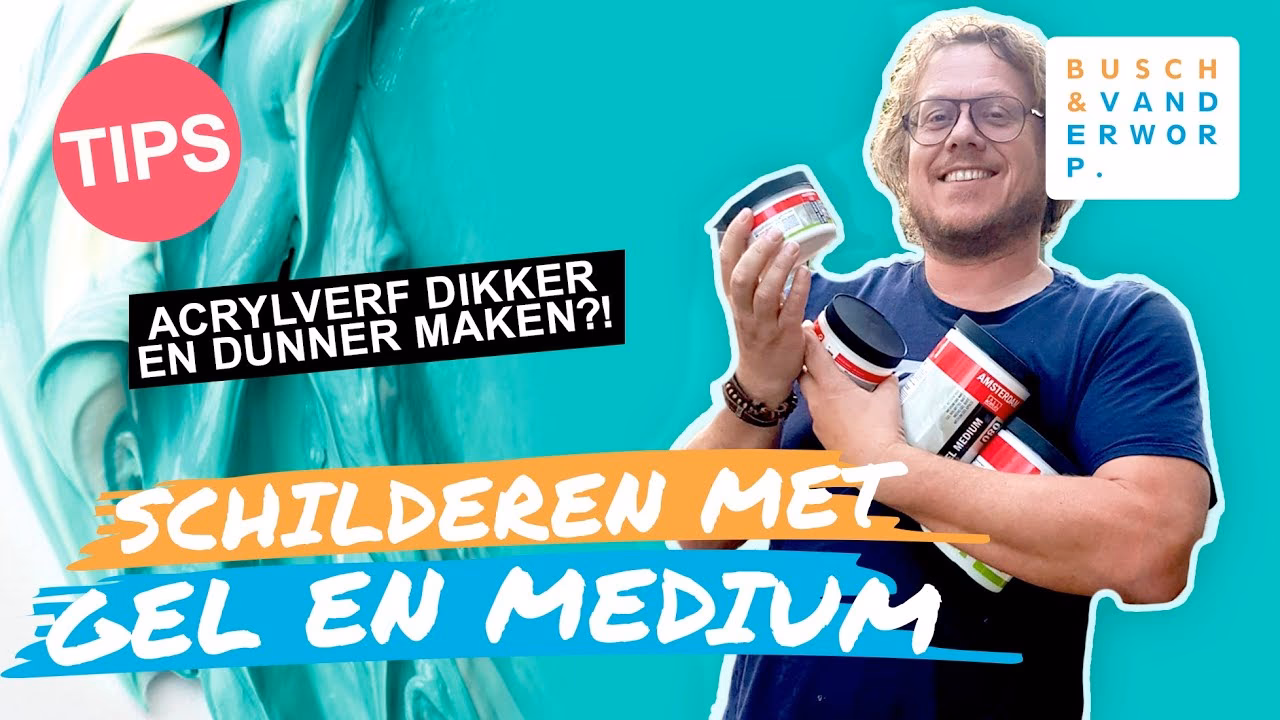 Hoe kan ik acrylverf dikker maken?