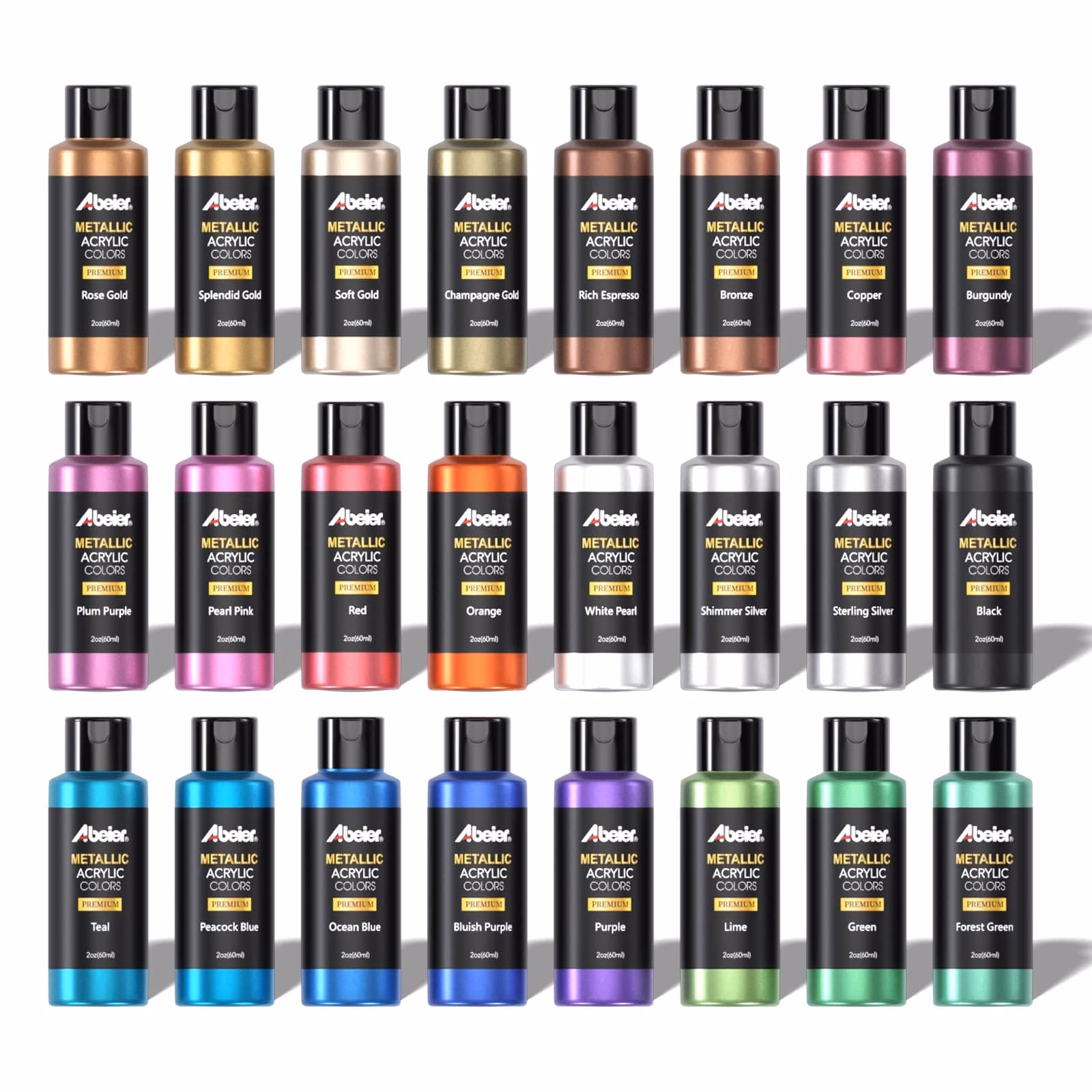 Hoe maak ik metallic acrylverf dekkender?