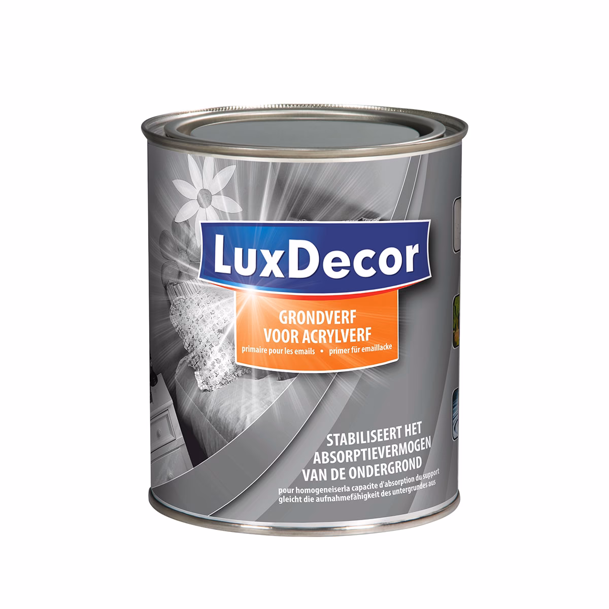 Op welk materiaal hecht acrylverf niet?