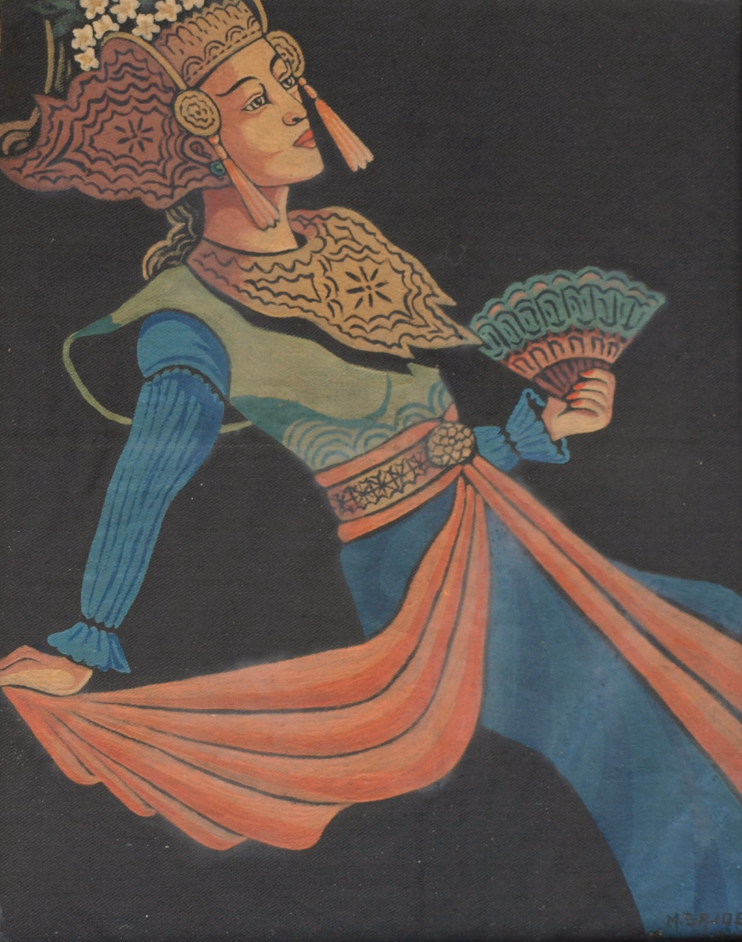 Kan acrylverf op katoen?