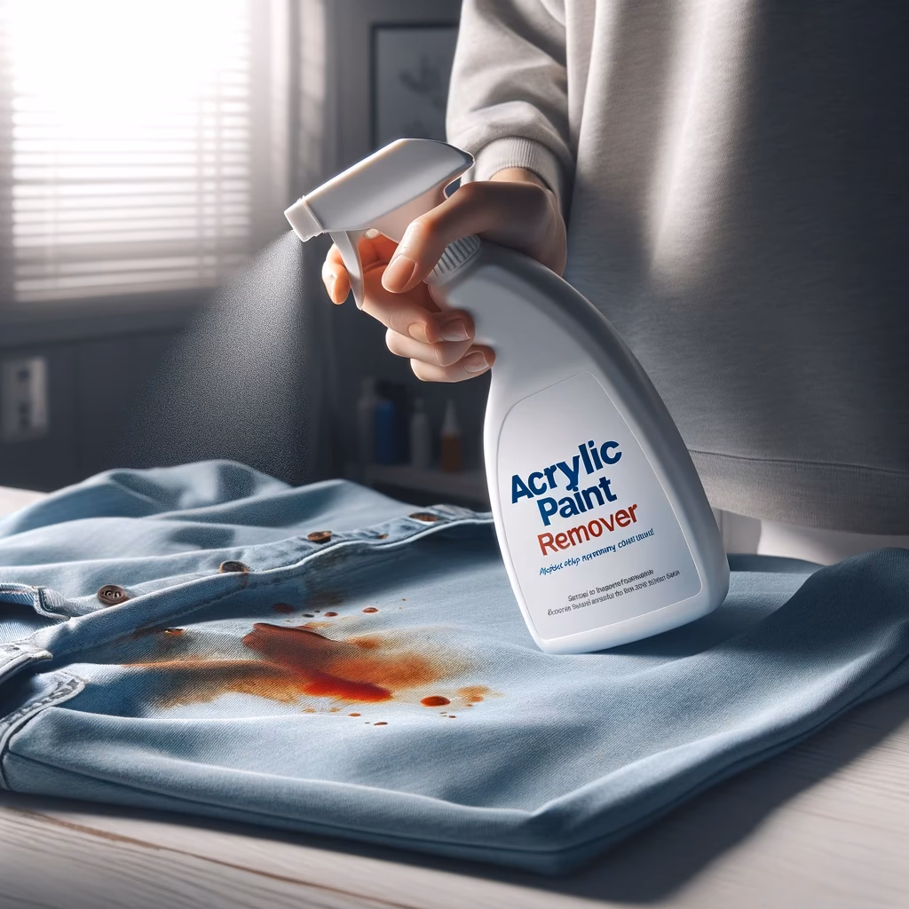 Kan acrylverf afgeven op kleding?