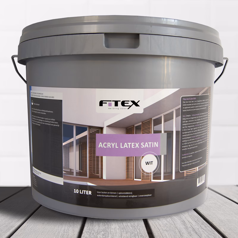 Kun je over latexverf heen schilderen met acrylverf?