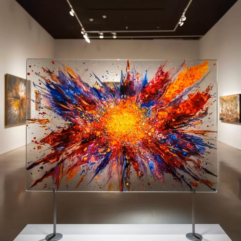 Blijft acrylverf op plexiglas zitten?