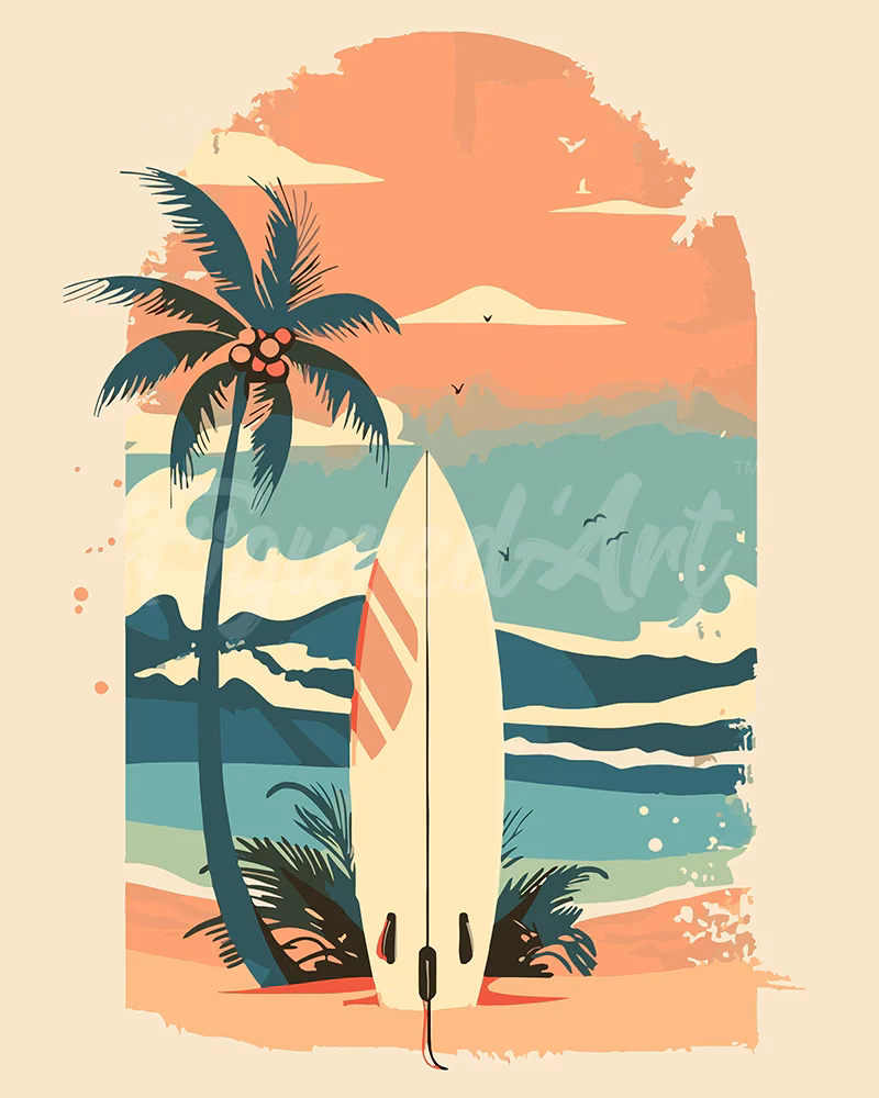 Hoe verwijder je acrylverf van een surfplank?