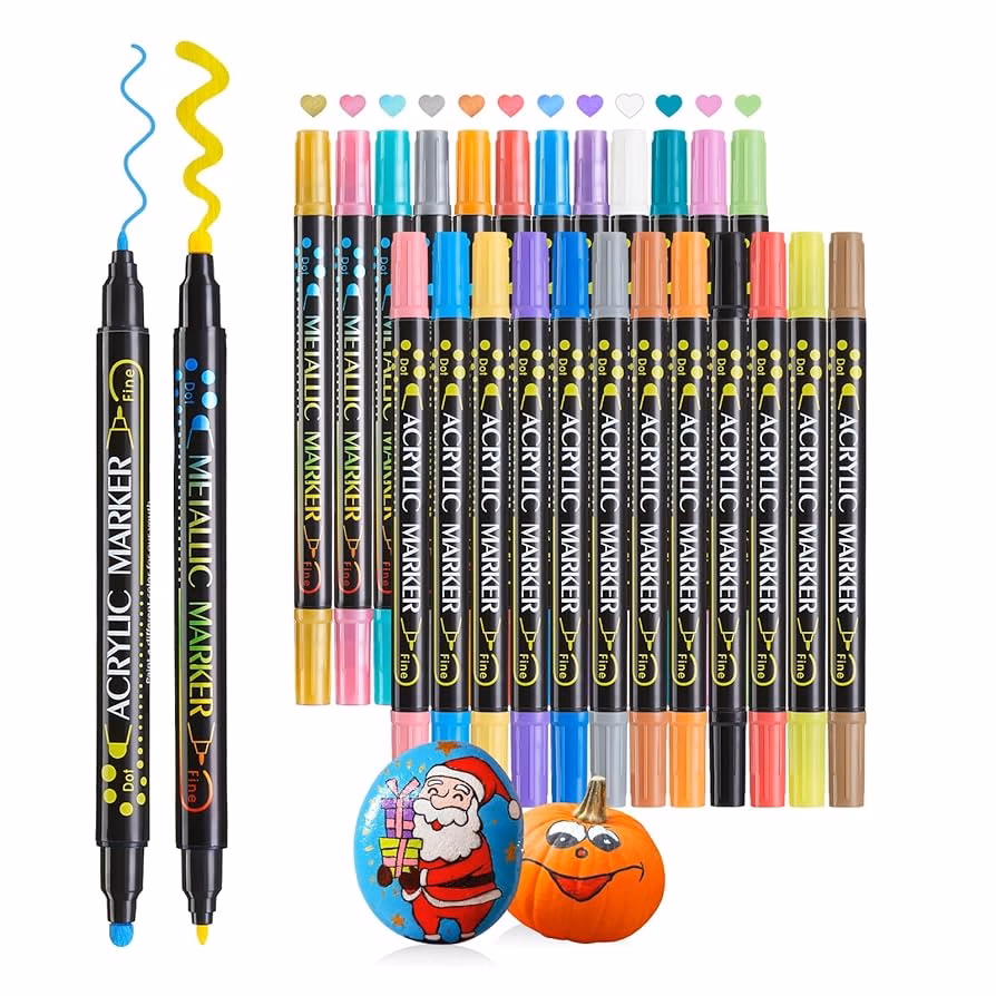 Kun je acrylstiften op stenen gebruiken?