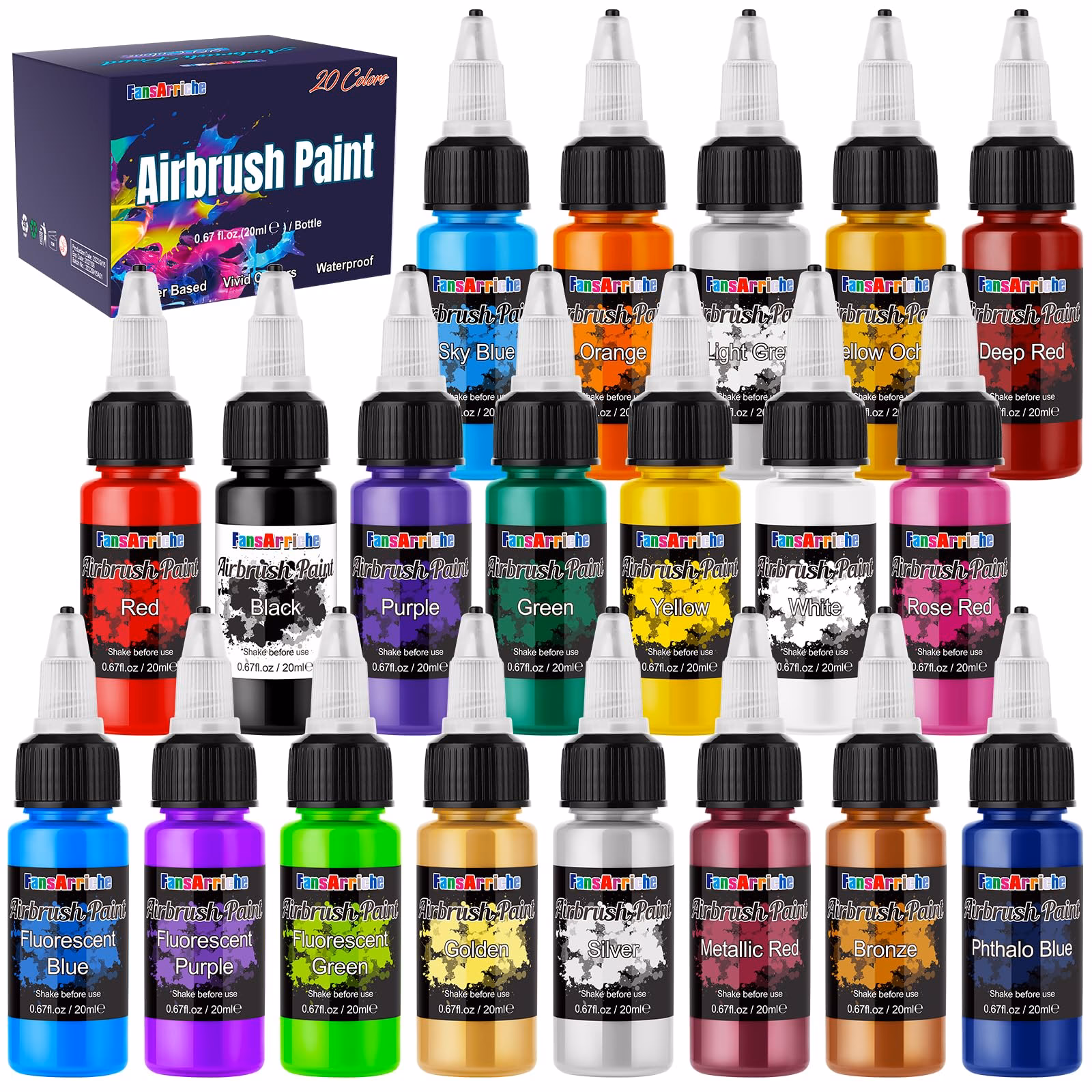 Hoe lang duurt het voordat airbrushverf op kleding droogt?