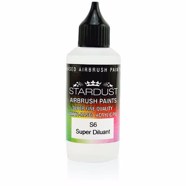 Wat kan ik gebruiken als verdunner voor de airbrush?