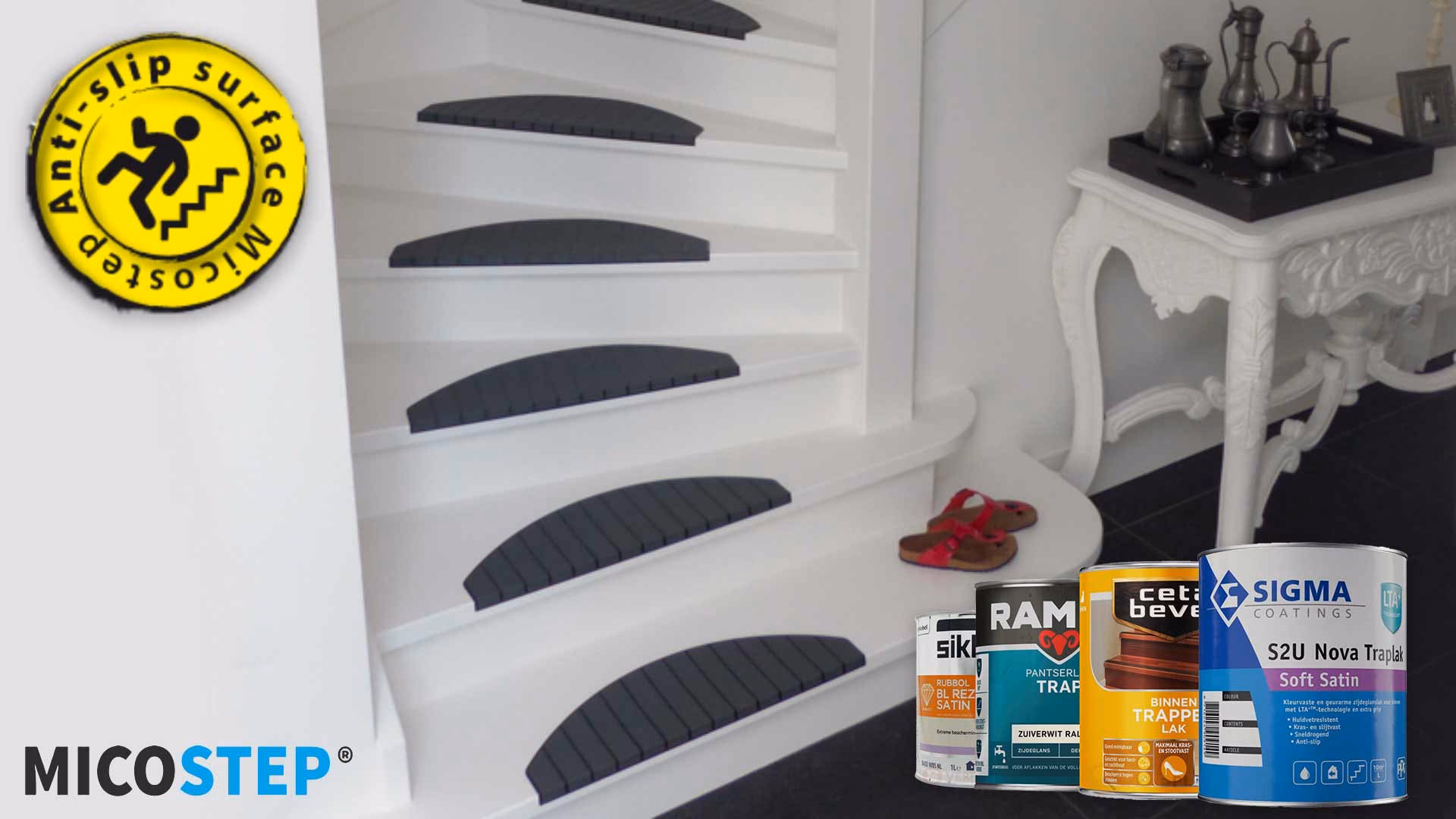 Hoe maak je je trap antislip?