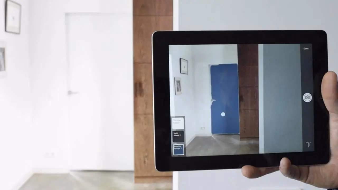 Bestaat er een app voor de kleur van de voordeur?