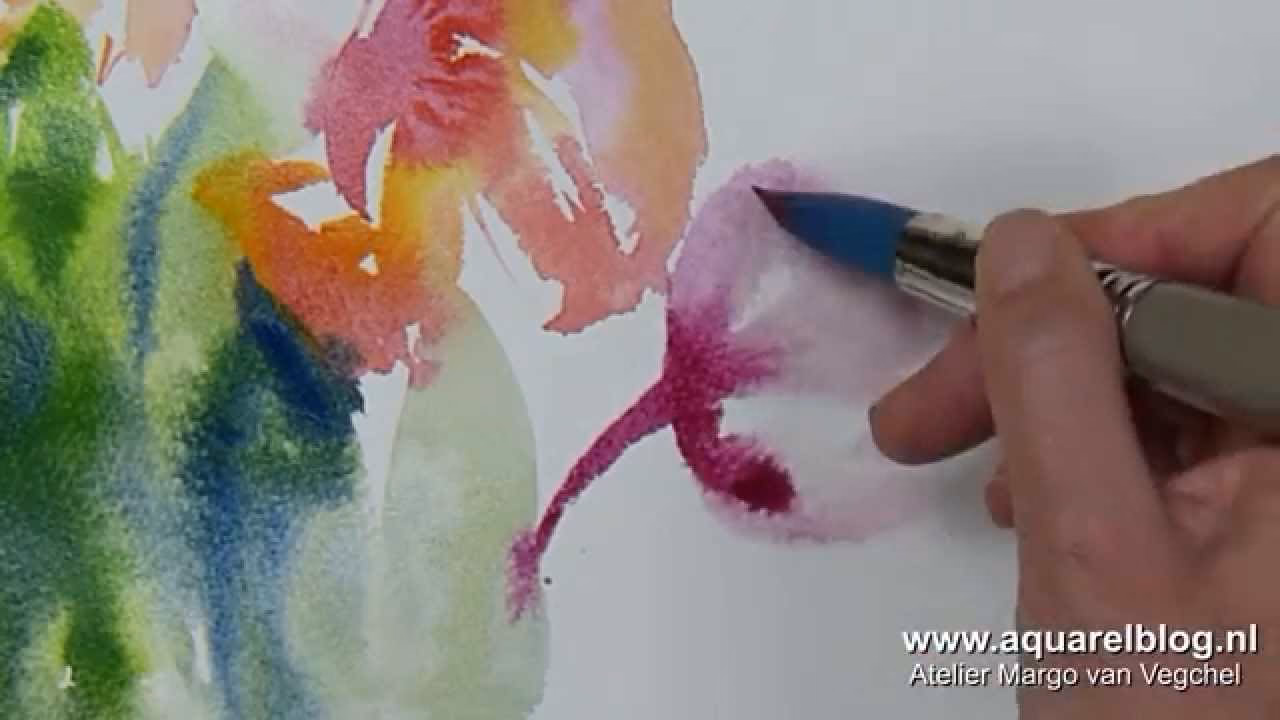 Kun je aquarellen met acrylverf?