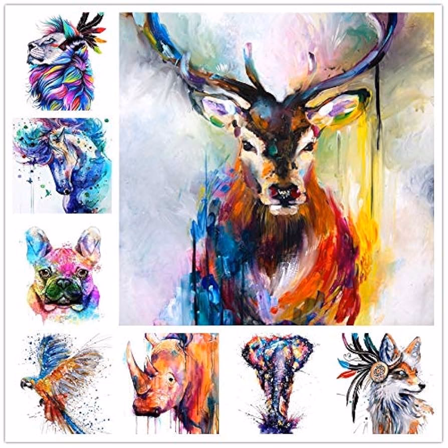 Hoe schilder je een eenvoudig hertengezicht?