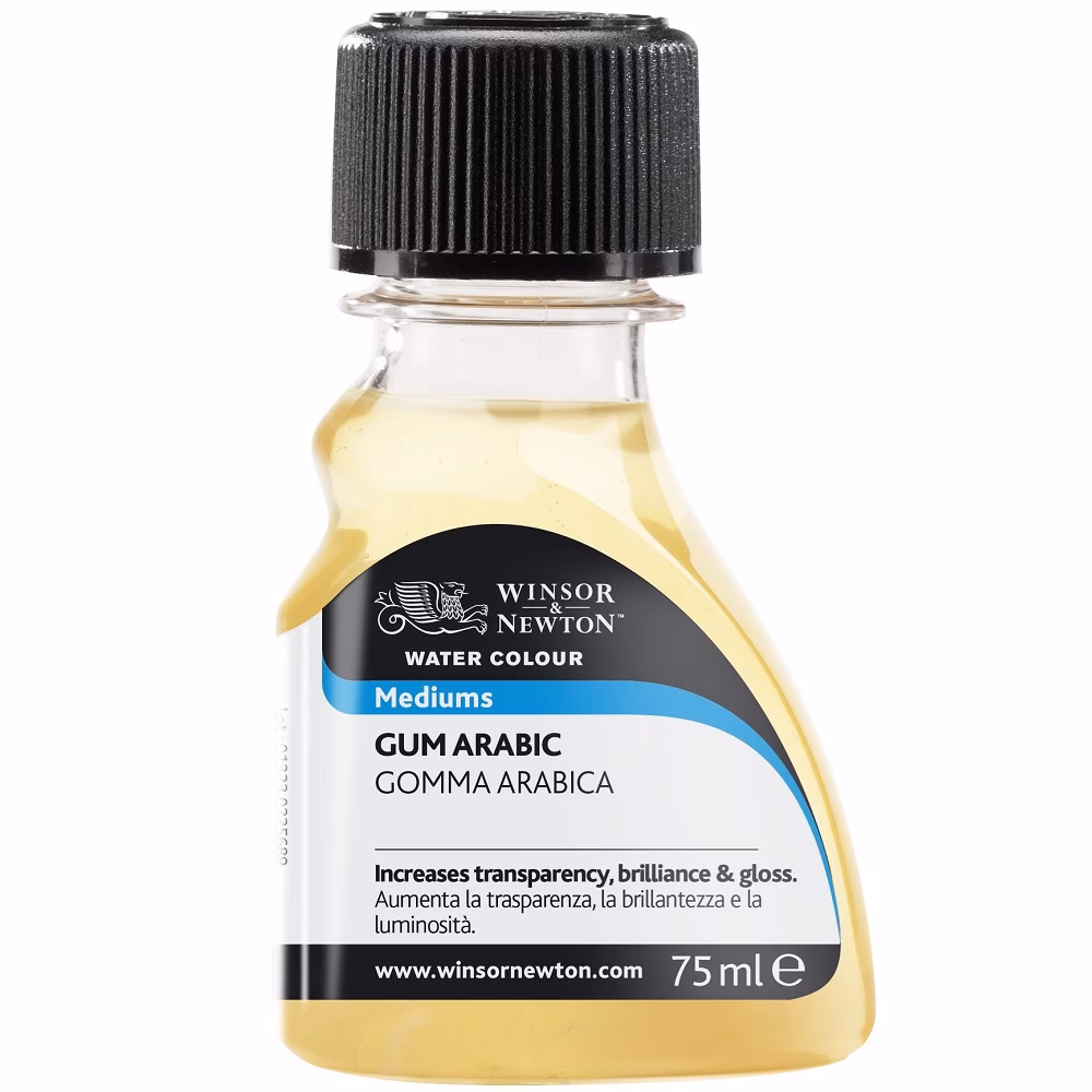 Wat doet Arabische gom met verf?