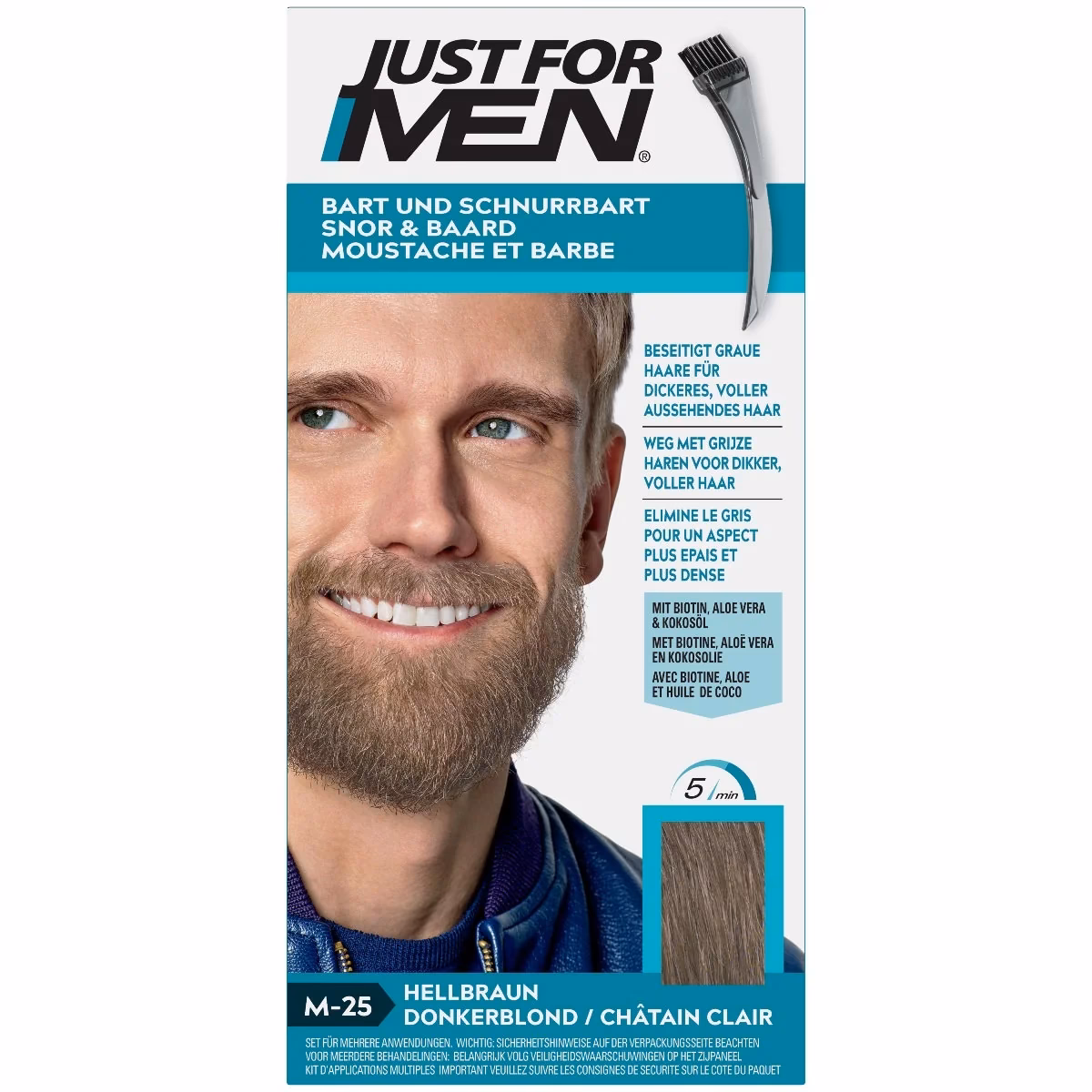 Wat is de verhouding voor Just for Men haarverf?