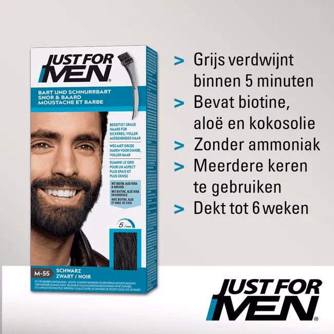 Kan ik zwarte haarverf gebruiken op mijn baard?