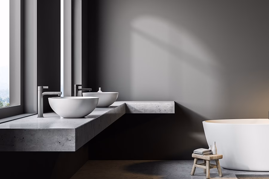 Welke kleur grijs is geschikt voor een badkamer?