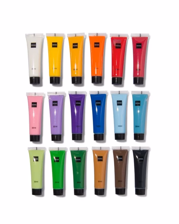 Wat is de beste basiskleur voor acrylverf?