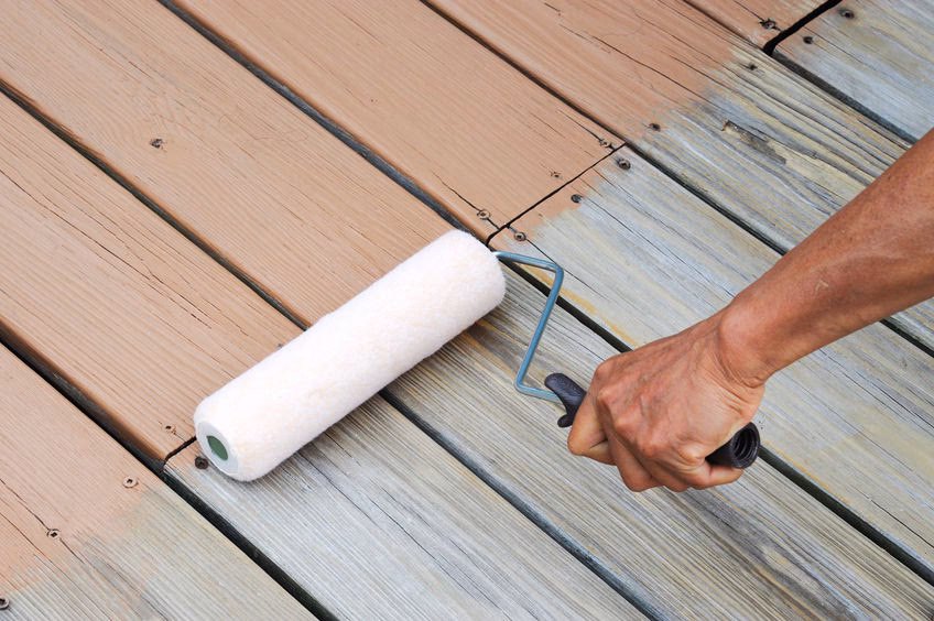 Kun je beton zo verven dat het op een houten vloer lijkt?