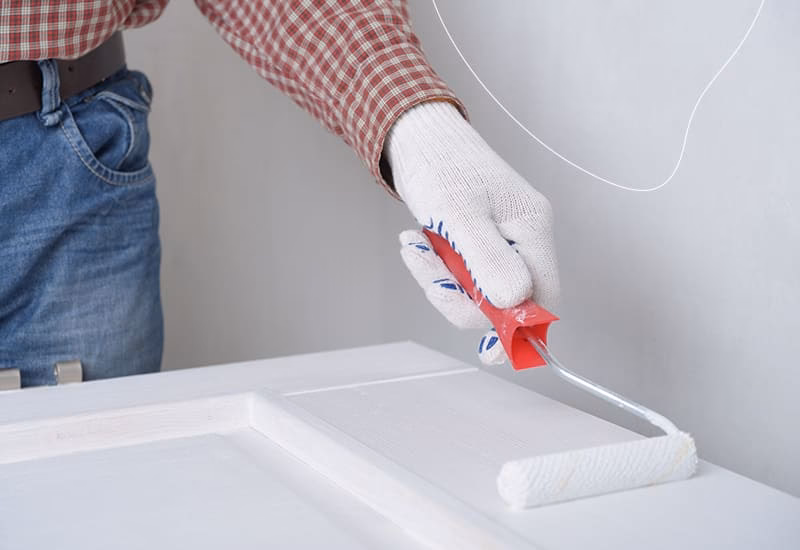 Kan ik acrylverf gebruiken op een binnendeur?