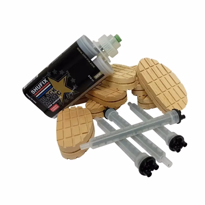 Wat is de kleurcode van zwarte magieverf?