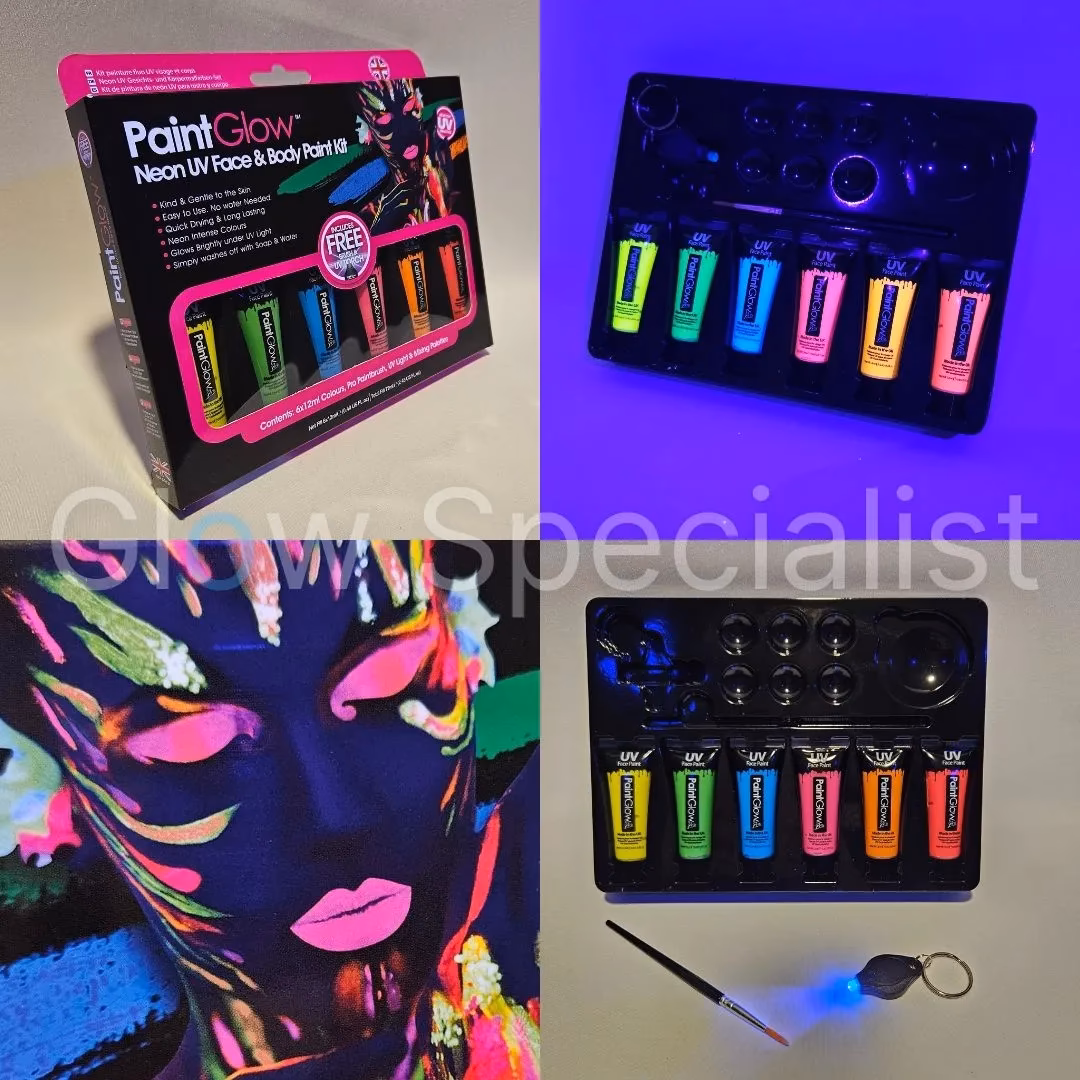 Wat mag je niet dragen onder blacklight?