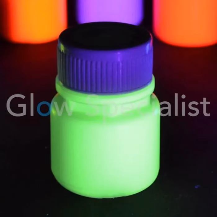 Hoe werkt blacklight verf?