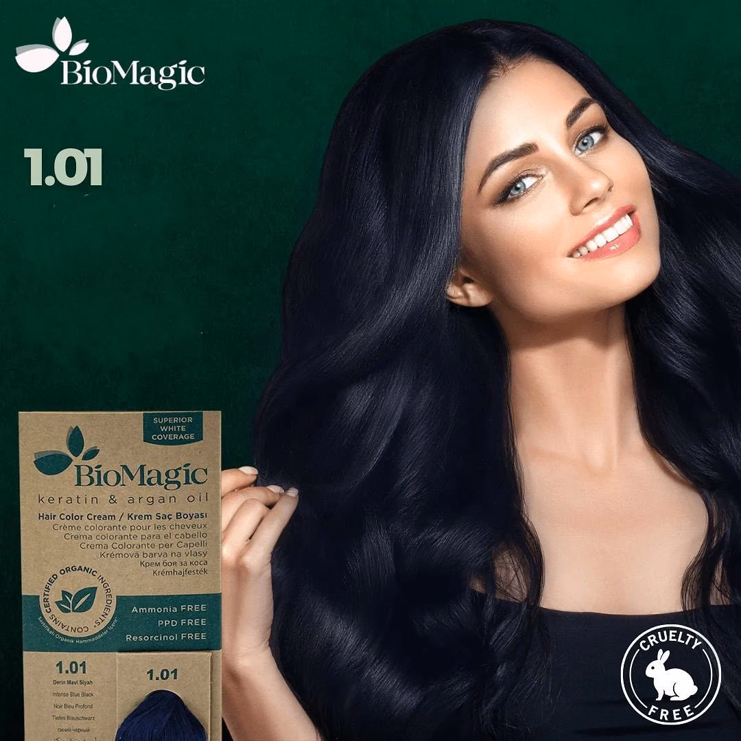 Bij wie staat blauwzwart haar goed?