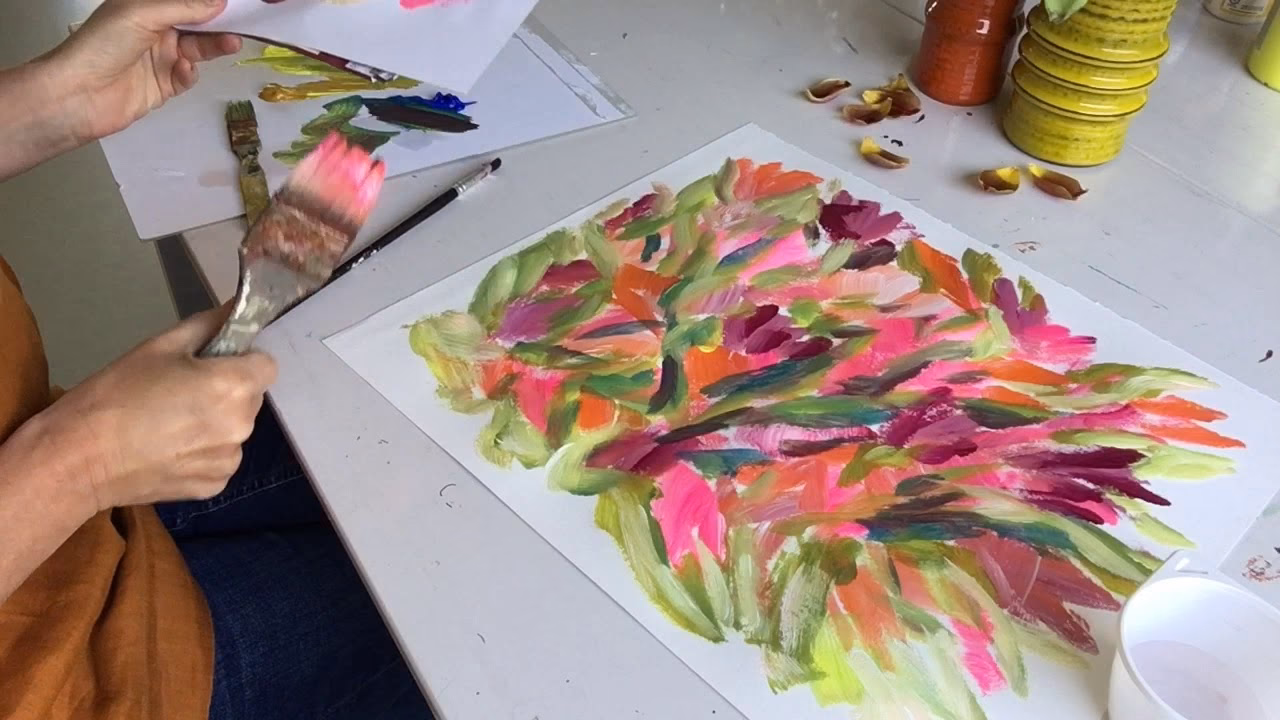 Hoe kleuren beginners bloemen?