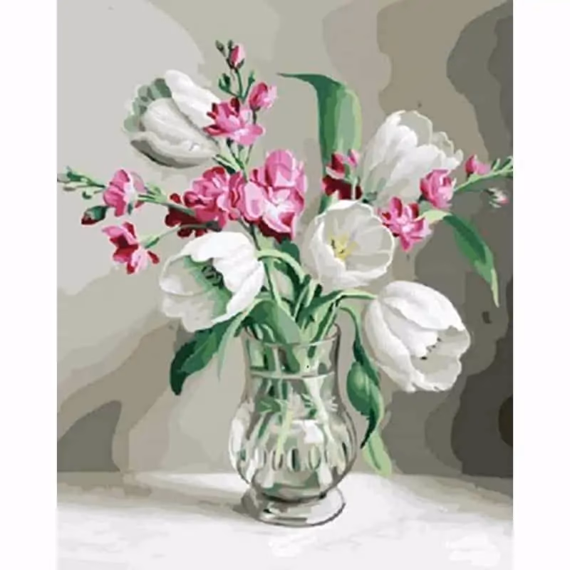 Kan ik kunstbloemen verven?