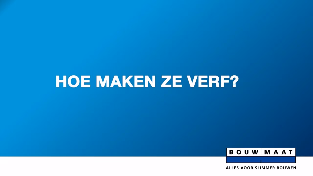 In welke verhouding meng je verf?