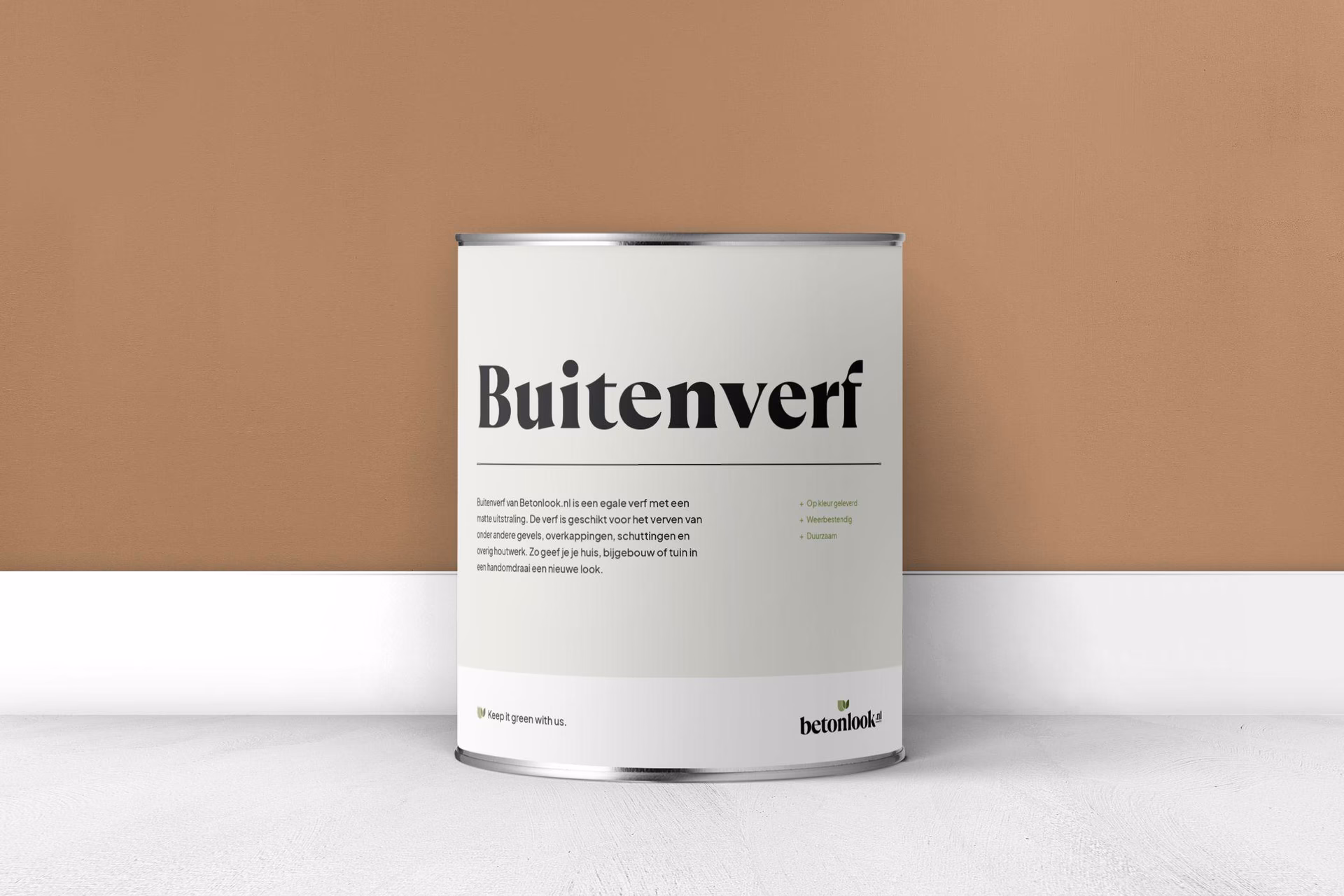 Wat is een warme bruine verfkleur?