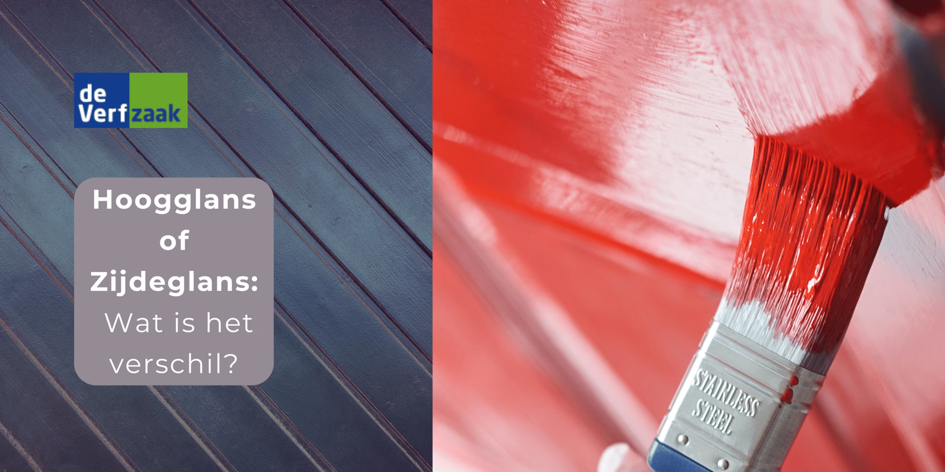 Wat is de beste glans voor buitenverf?