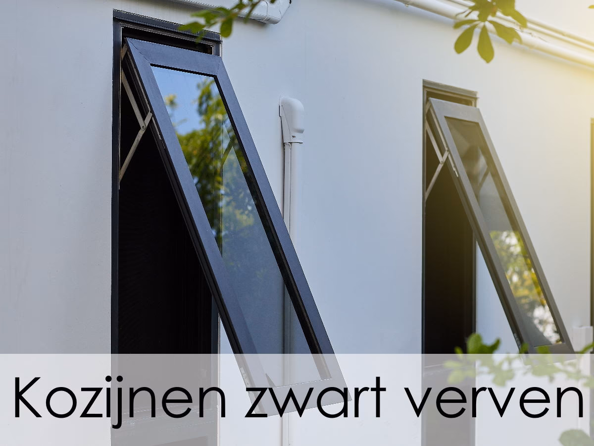 Welke zwarte verf voor kozijnen buiten?