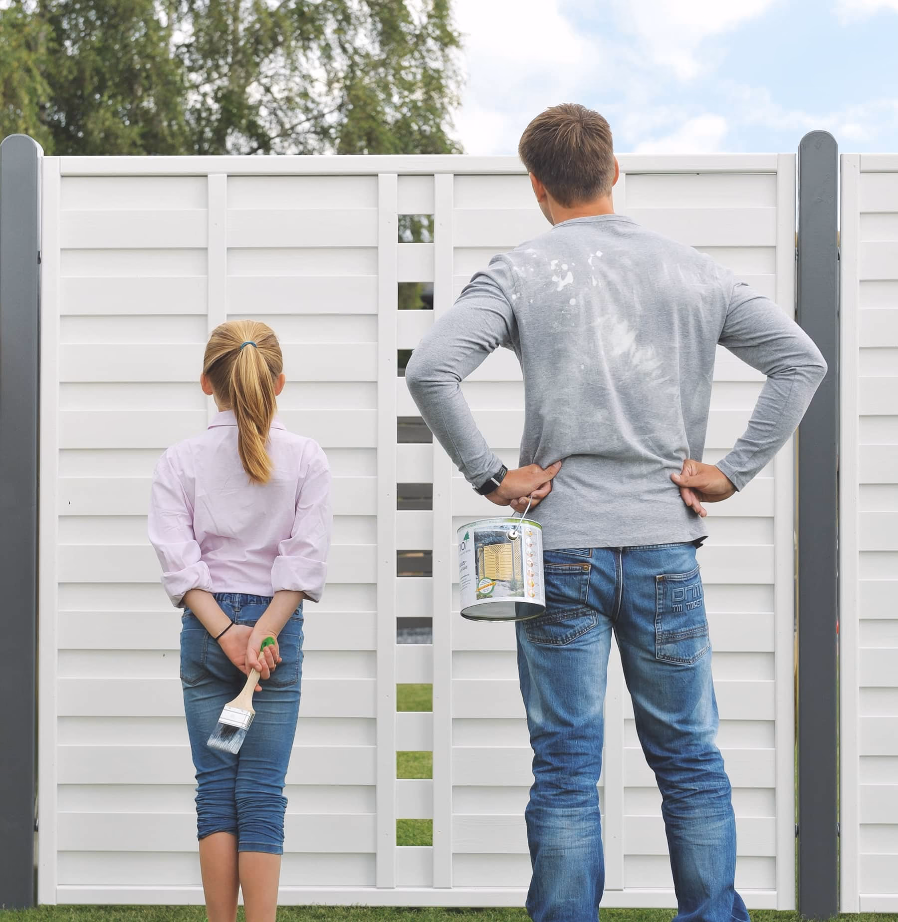 Mag ik mijn schutting verven?