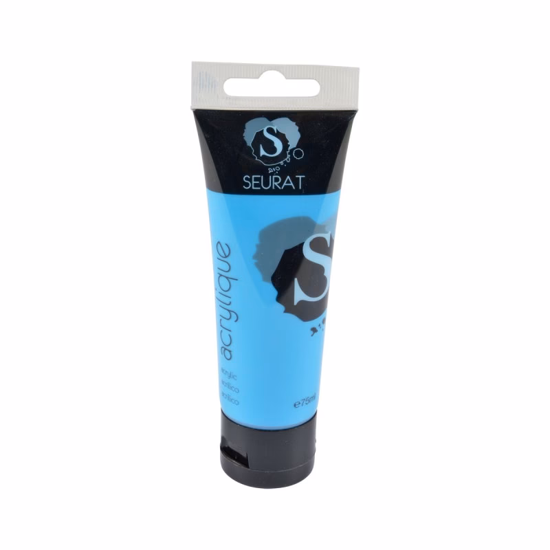 Hoe maak je ceruleumblauwe kleur met acrylverf?