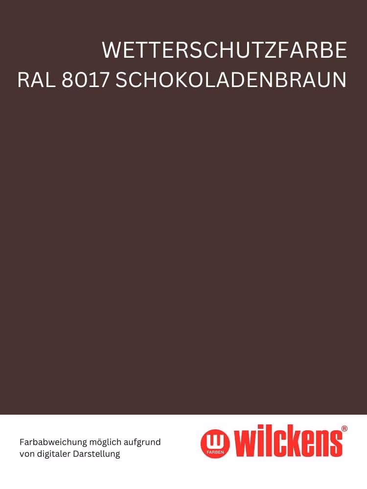 Wat is de kleur RAL 8017?