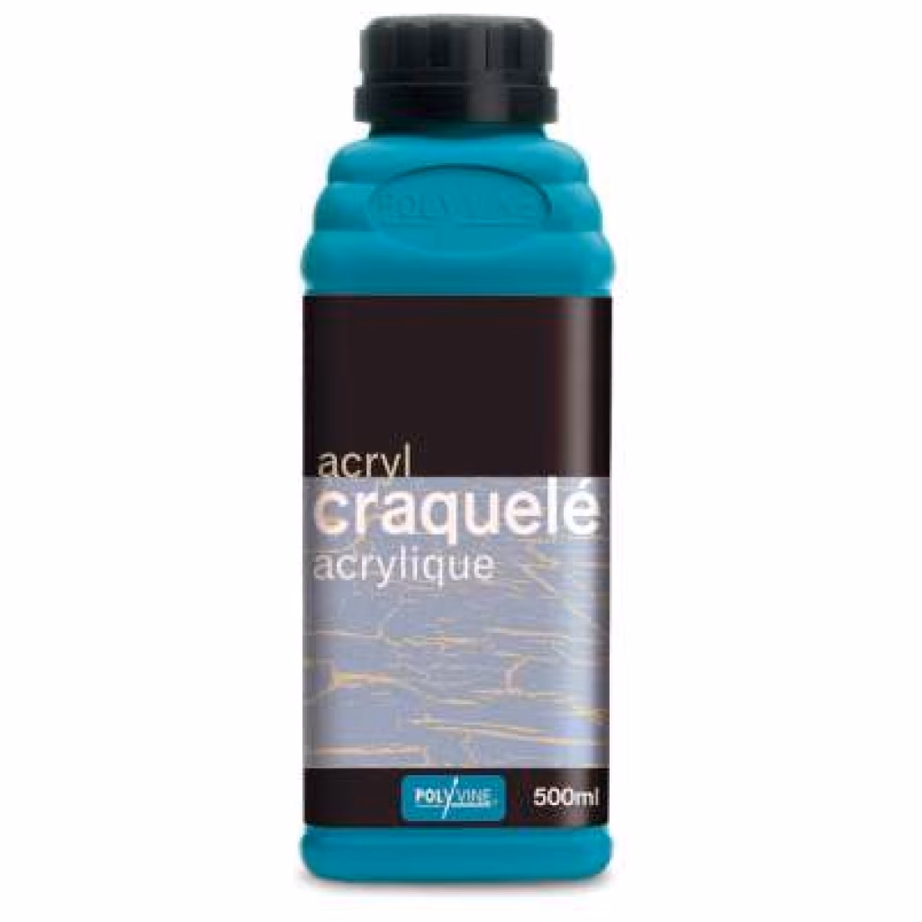 Hoe zorg ik ervoor dat acrylverf gaat craqueleren?
