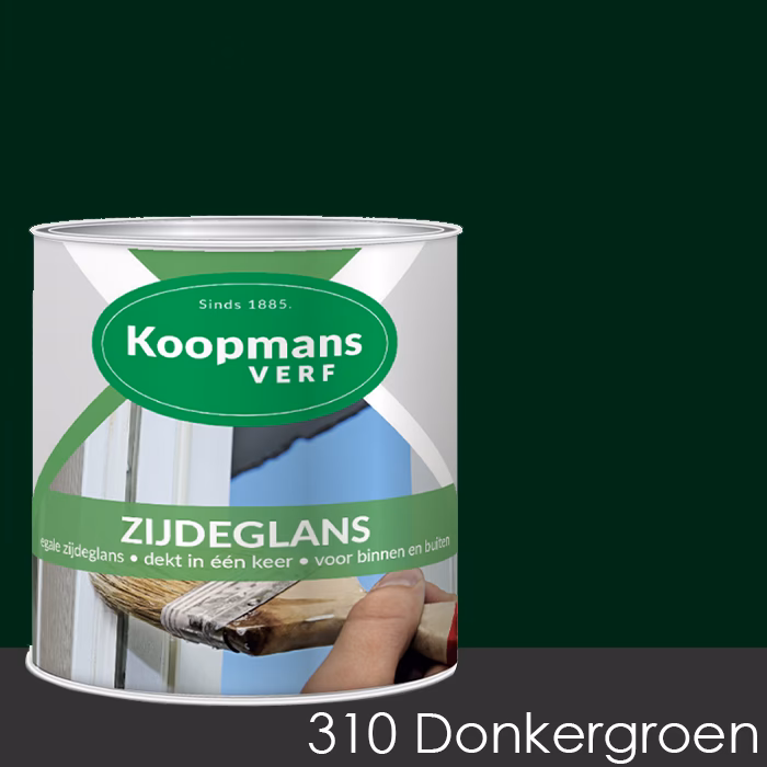 Hoe krijg je donkergroene verf?