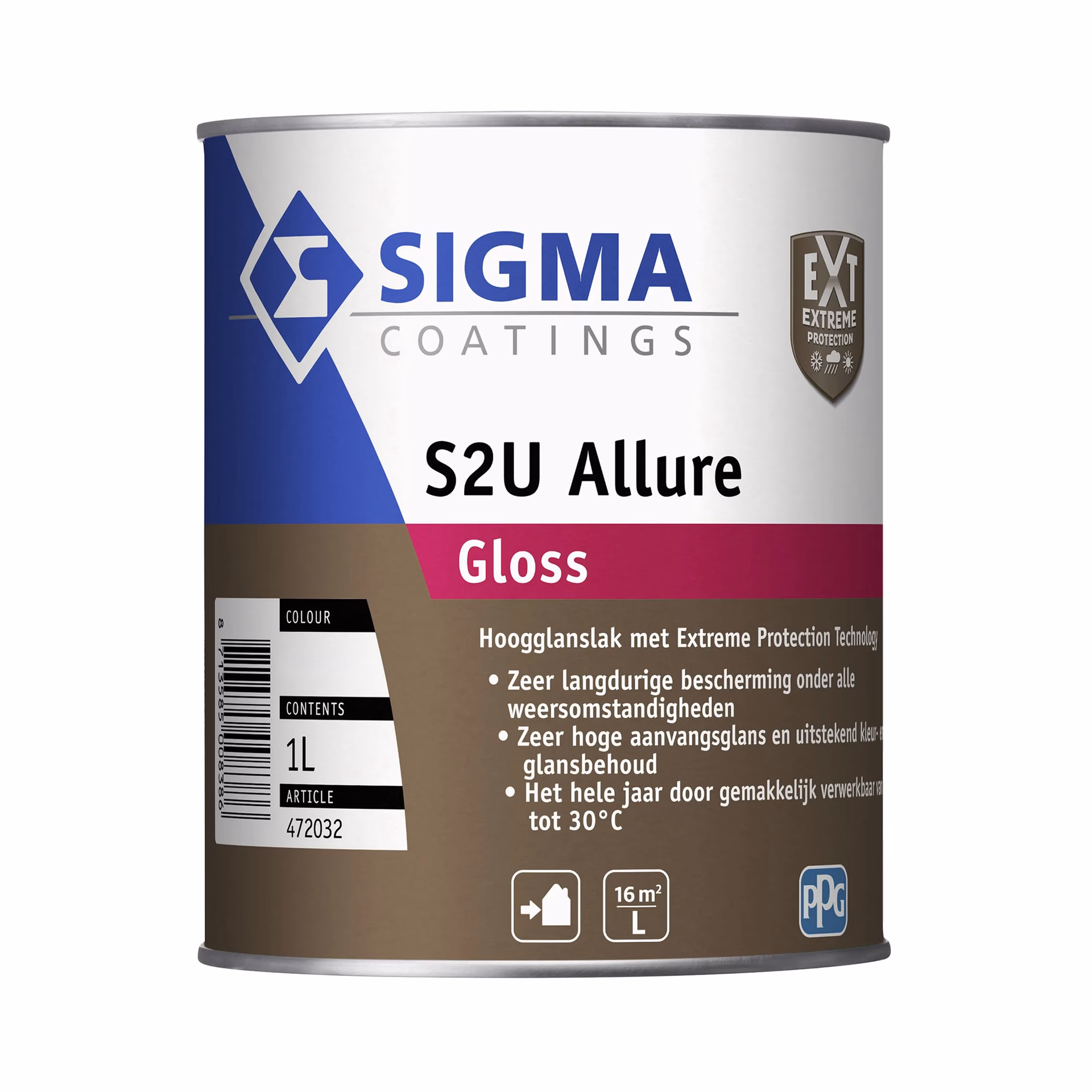 Wat is de droogtijd van Sigma S2U Nova Satin?