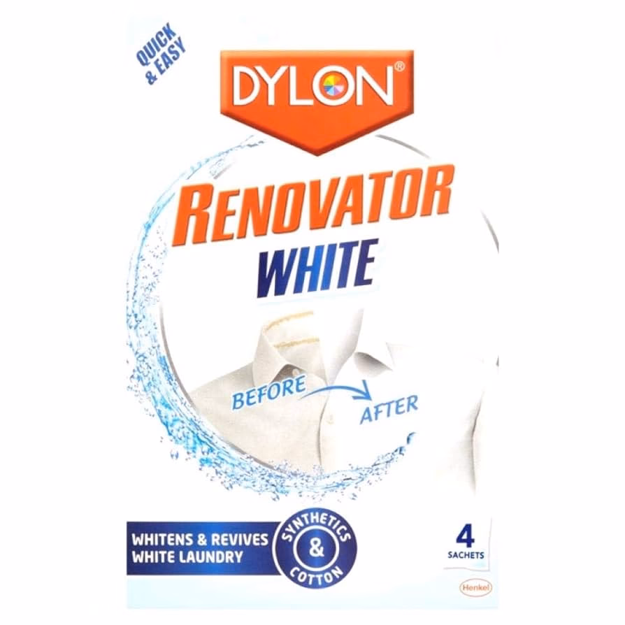 Hoe gebruik je Dylon renovator wit?