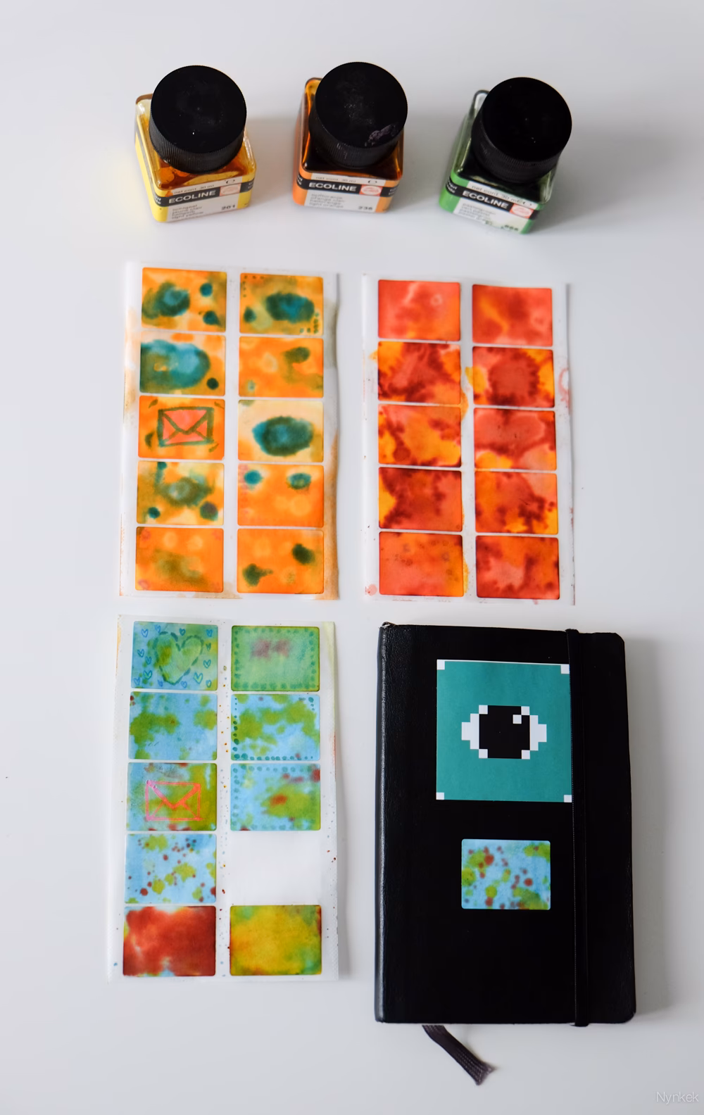 Hoe krijg je ecoline verf uit kleding?