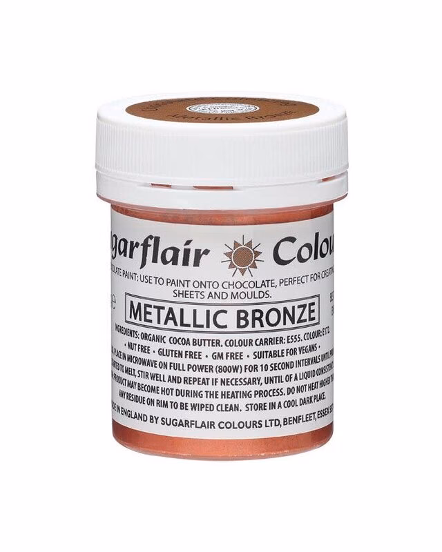 Hoe zorg je ervoor dat eetbare verf aan chocolade blijft plakken?