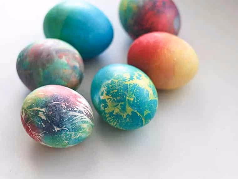 Is acrylverf geschikt voor eieren?