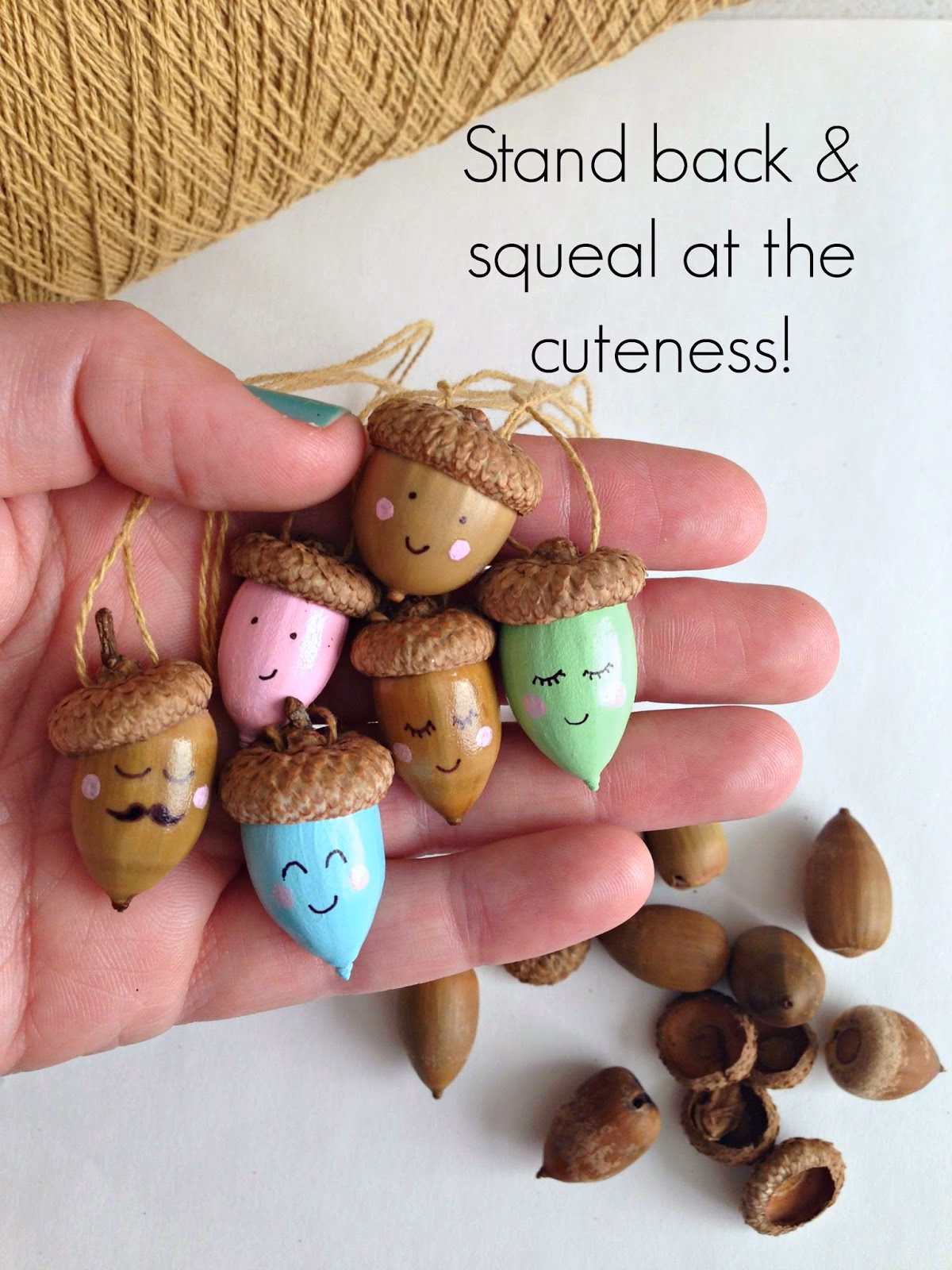 Kun jij eikels schilderen?